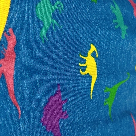 NWOT Men's Novelty Dinosaur Print Cotton Lounge/Pajama Top Size Large - Picture 3 of 8